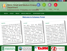 Tablet Screenshot of msmeonline.tn.gov.in