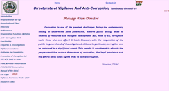 Desktop Screenshot of dvac.tn.gov.in