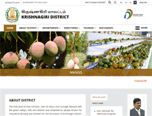 Tablet Screenshot of krishnagiri.tn.nic.in