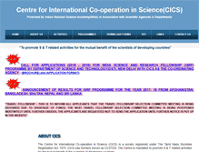 Tablet Screenshot of cics.tn.nic.in