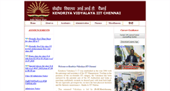 Desktop Screenshot of kviitchennai.tn.nic.in