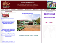 Tablet Screenshot of kvsivaganga.tn.nic.in